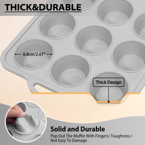 Vnray nonstick release ensures smooth cake removal.