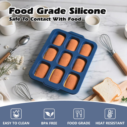 Vnray two-pack mini bread pans for back-to-back baking