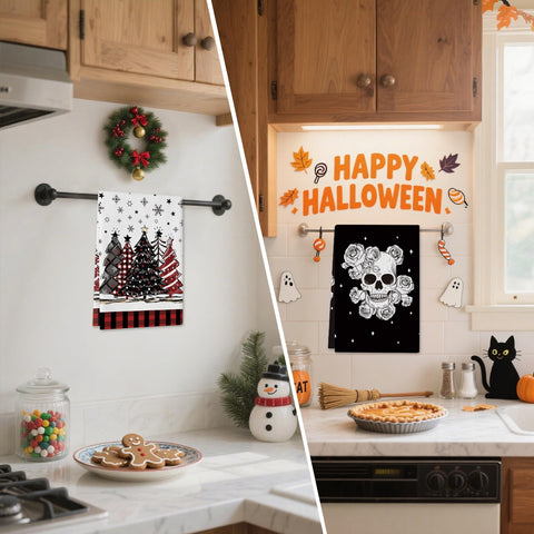 Voajocc spring towel design brightens kitchens during cleaning tasks and decor.