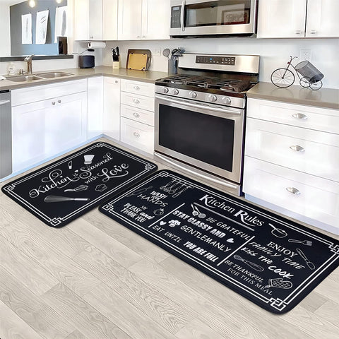 Voanos non-slip backing keeps mats in place for safer cooking