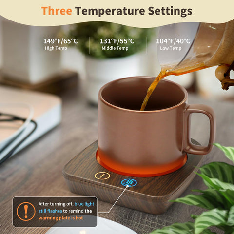 VOBAGA auto shut-off feature prevents overheating and saves energy.