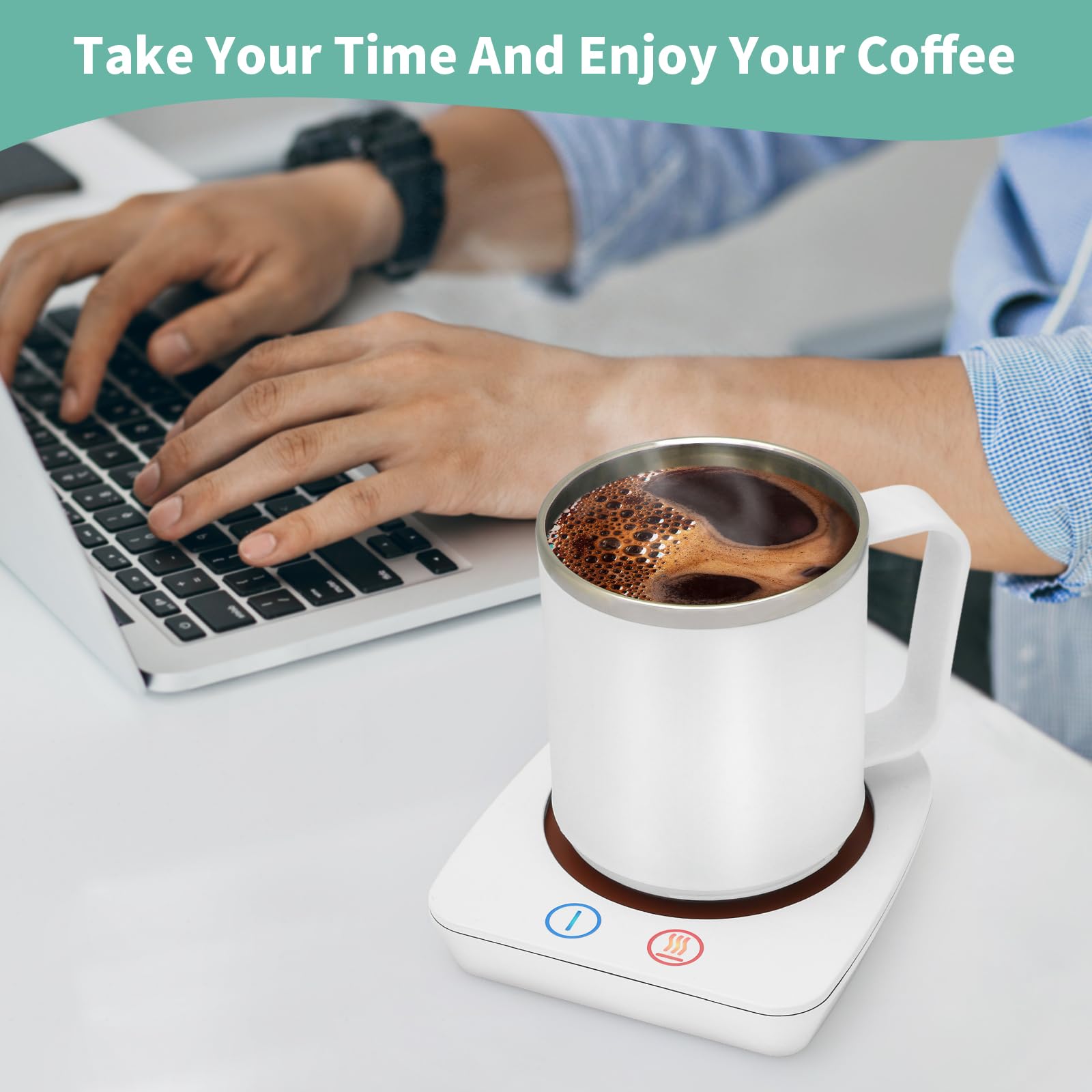 VOBAGA Mug Warmer is ideal for desk use at home or office