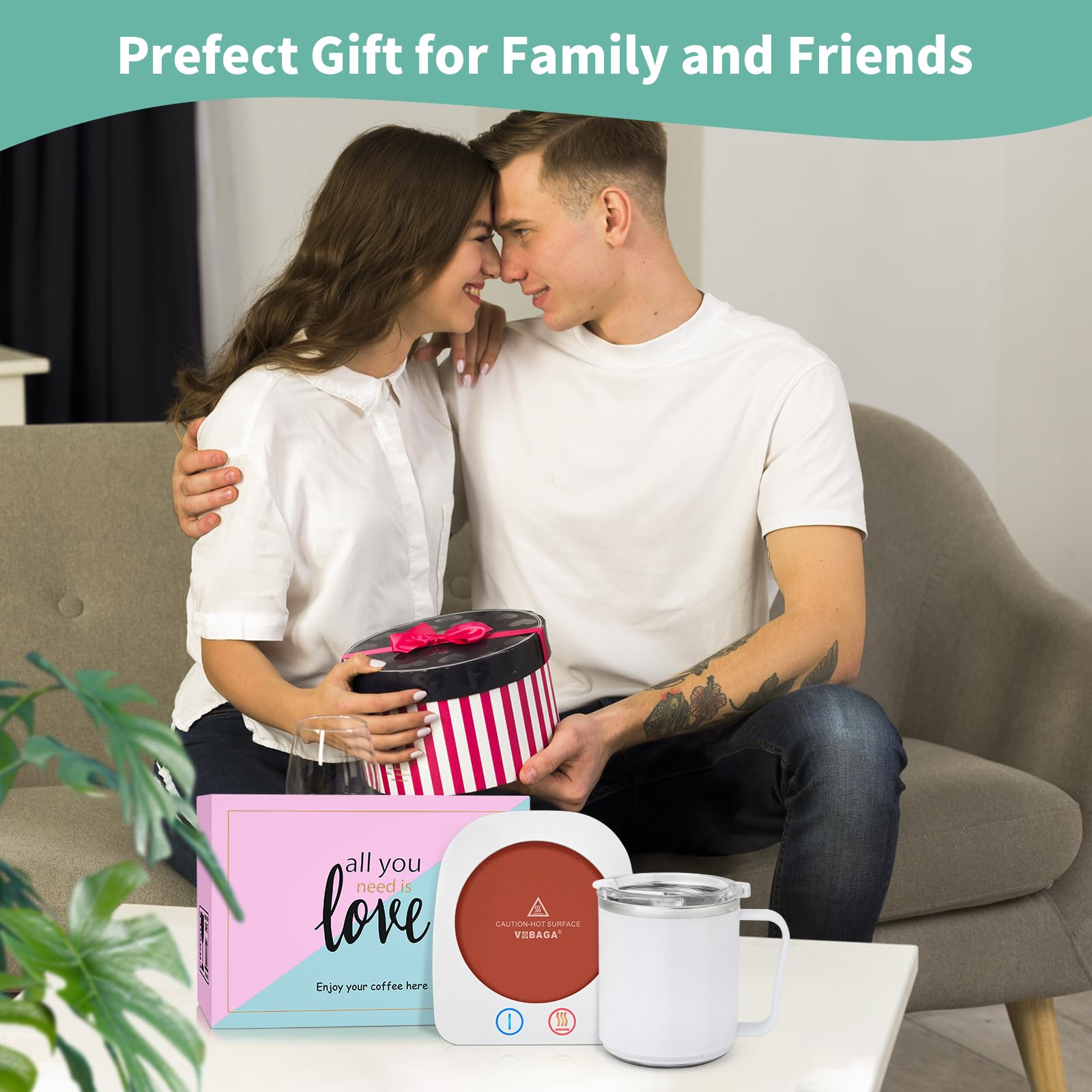 VOBAGA Mug Warmer gift-ready pack, perfect for holidays or birthdays
