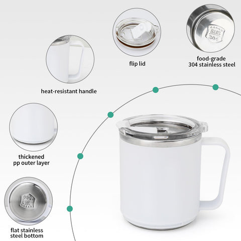 VOBAGA Mug Warmer inner stainless steel liner maintains flavor while heating evenly