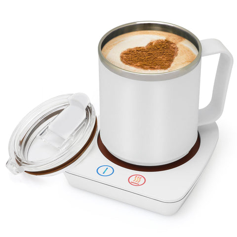 VOBAGA Mug Warmer with sleek outer design keeps drinks warm at home