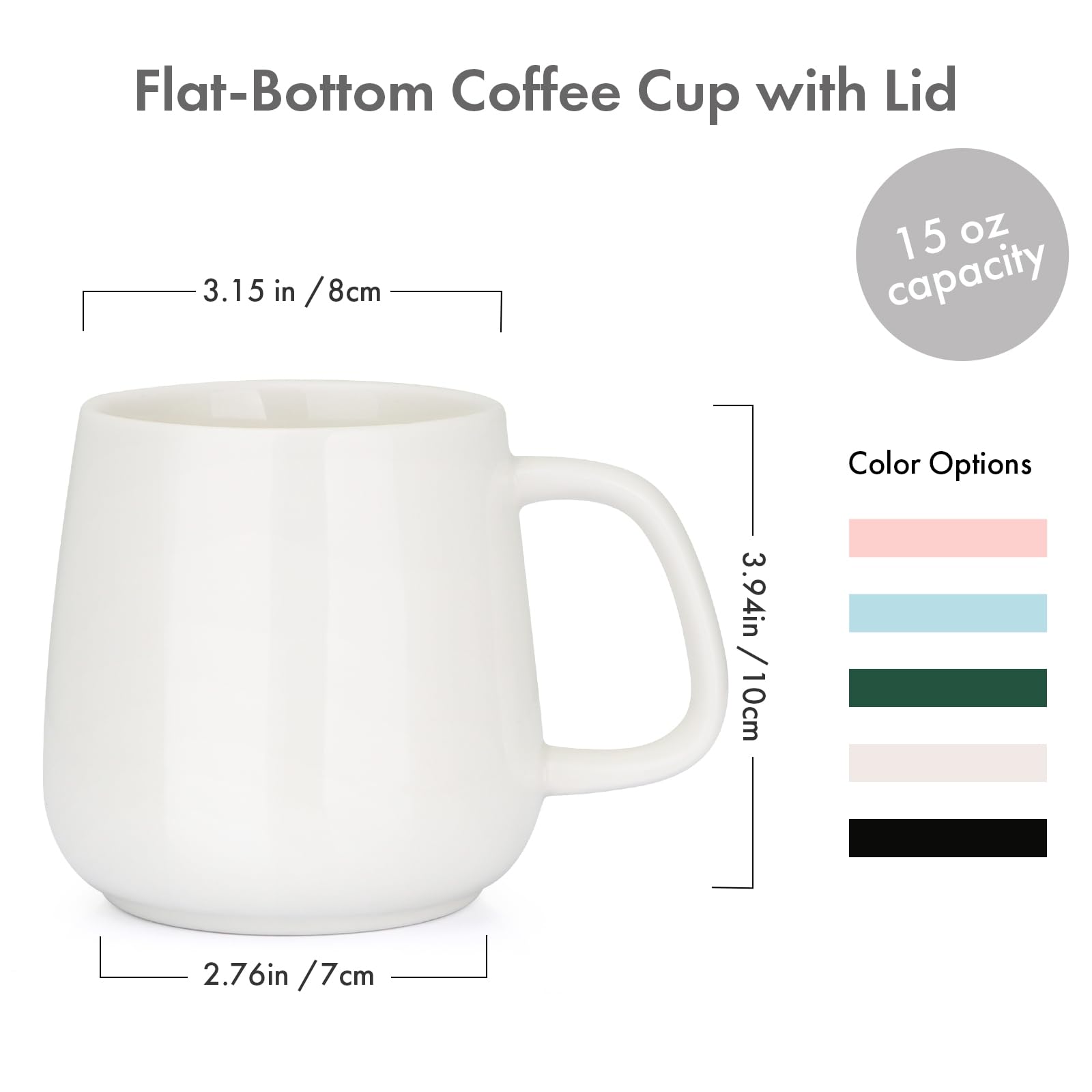 VOBAGA mug on warmer keeps coffee warm and ready to sip.