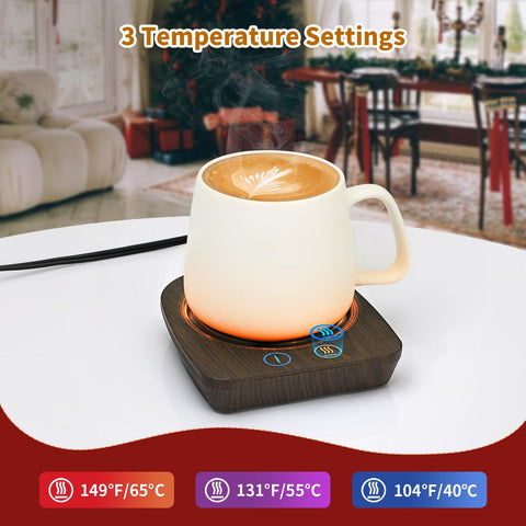 VOBAGA warmer with blue indicator light signals safe, monitored heating during use.