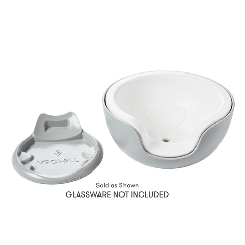 VoChill active-chilling in use maintains cold wine without dilution.