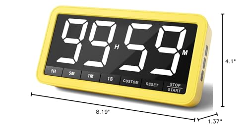 VOCOO timer includes desktop stand for easy viewing.