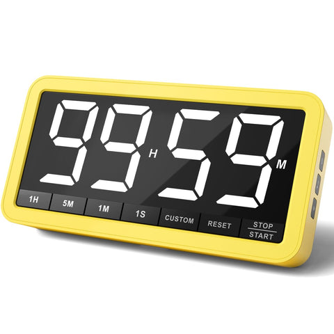 VOCOO digital timer with extra-large display for easy kitchen timing.