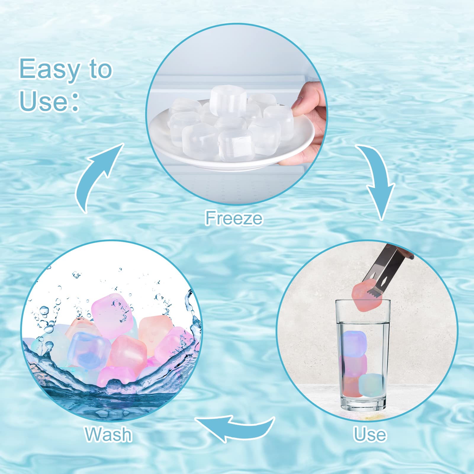 VOGVOG easy-clean reusable ice cubes for fast maintenance.