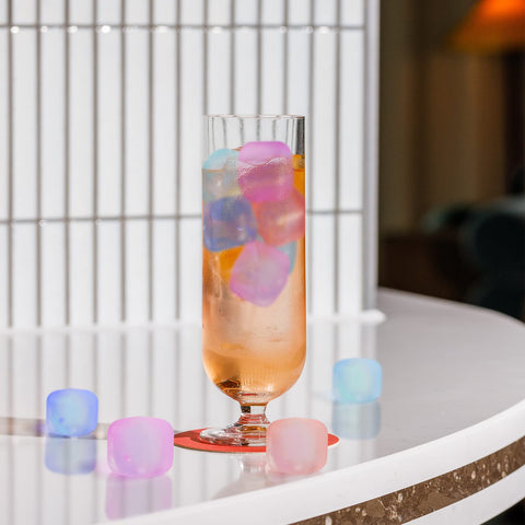 VOGVOG cubes for wine and whiskey provide quick, controlled cooling during cocktails.