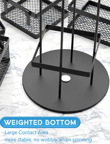 VOGWOLTH tea bag caddy metal basket closeup shows durable build