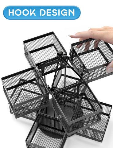 VOGWOLTH tea bag carousel rotating base spins smoothly for quick reach