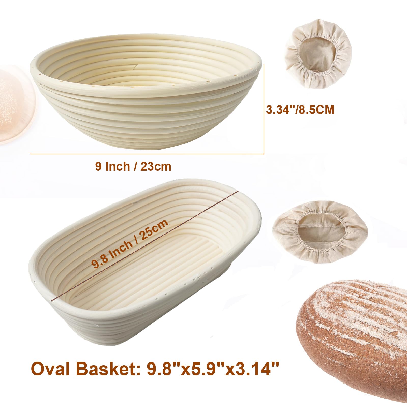 Vohorit bread lame with five blades enables safe scoring and patterns.