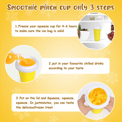 VOIEOV Slushie Cup's premium silicone body provides durability and easy cleaning.