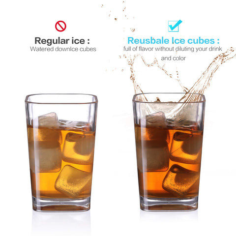 VOJP ready-to-use ice cubes save time by skipping trays and refills.