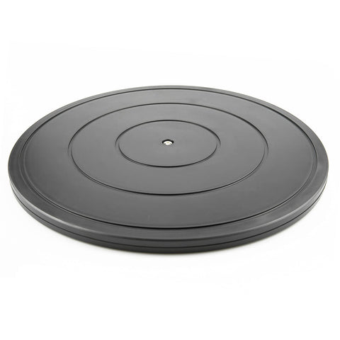 Volcanoes Club 16-inch lazy susan turntable with flat base for smooth monitor rotation