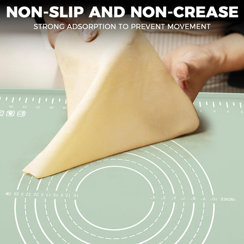 Volikos mat cleans quickly by washing or dishwasher