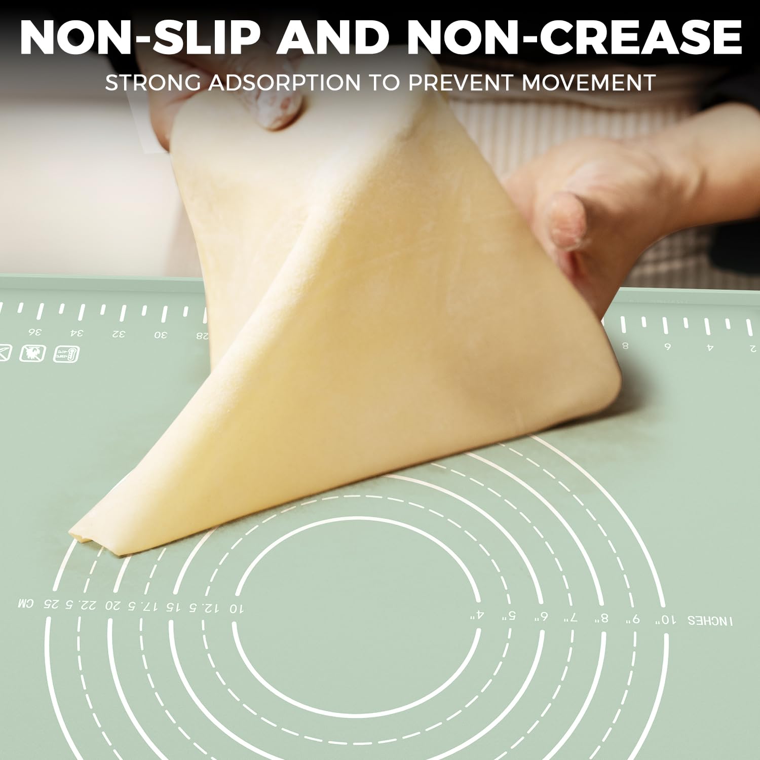 Volikos 1.1 mm thickness ensures a durable yet flexible rolling surface.