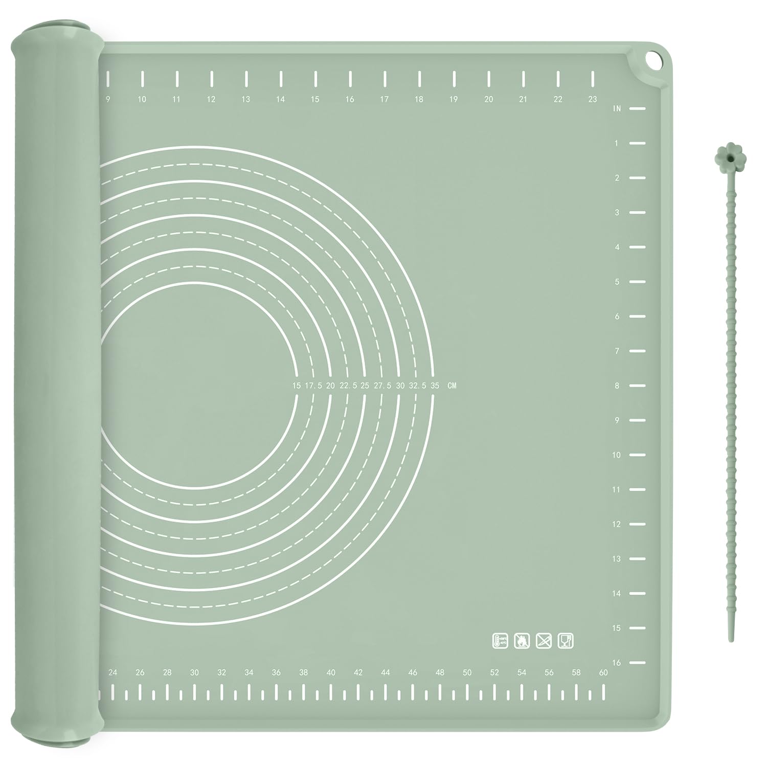 Volikos 28x20 mat doubles as a countertop protector and versatile kitchen surface.
