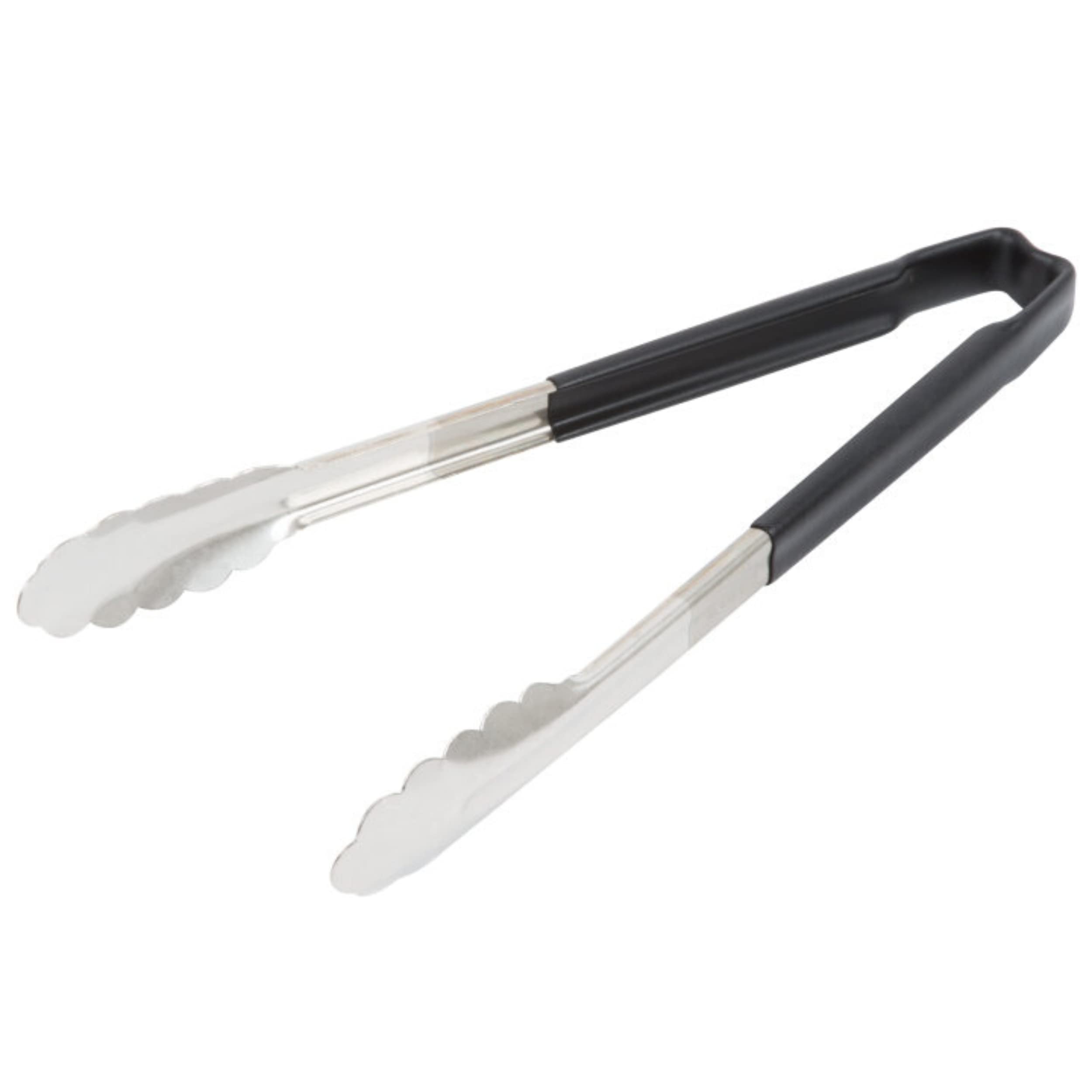 Vollrath 12-Inch Tong front view showing durable stainless steel construction for precise serving