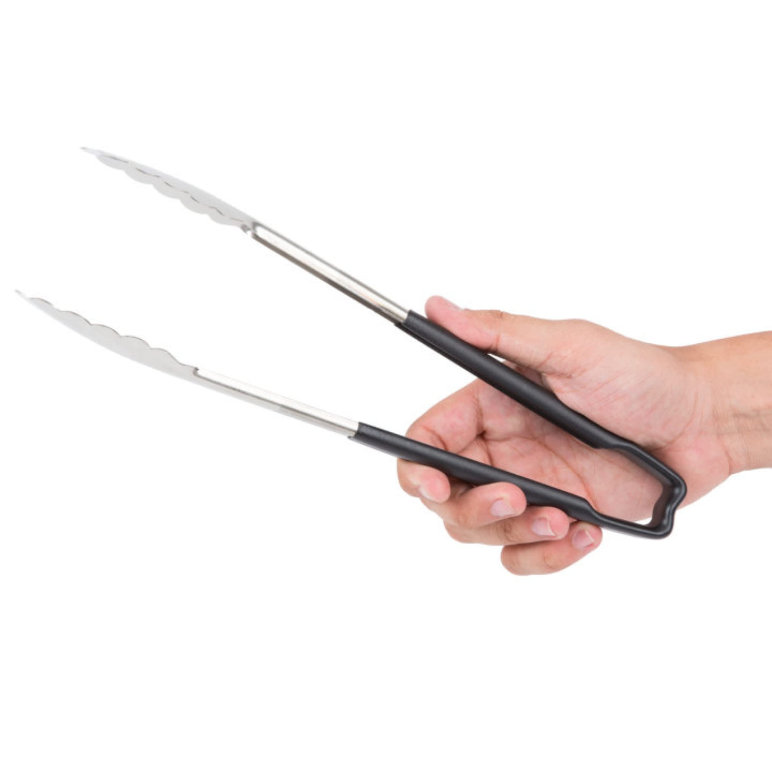 Vollrath 12-Inch Tong stainless steel body emphasizes corrosion resistance