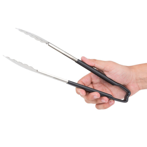 Vollrath 12-Inch Tong stainless steel body emphasizes corrosion resistance