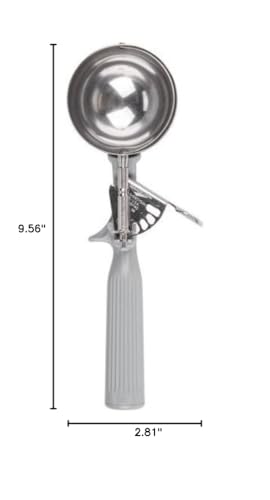 Vollrath 4 oz disher gray bowl highlights stainless steel durability for consistent portions.