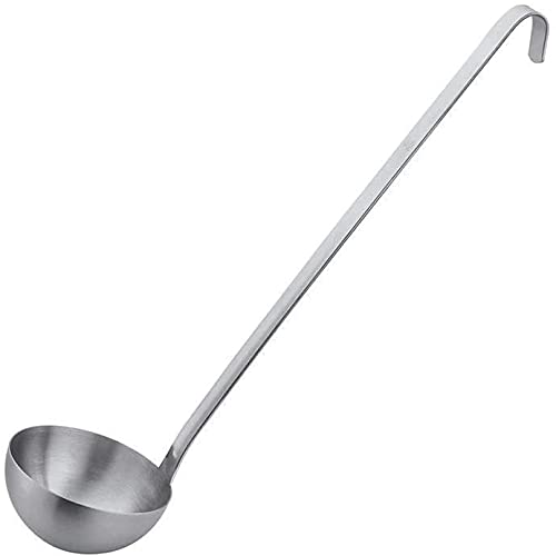 Vollum 1-Piece Ladle bowl close-up in polished stainless steel for durable everyday use.