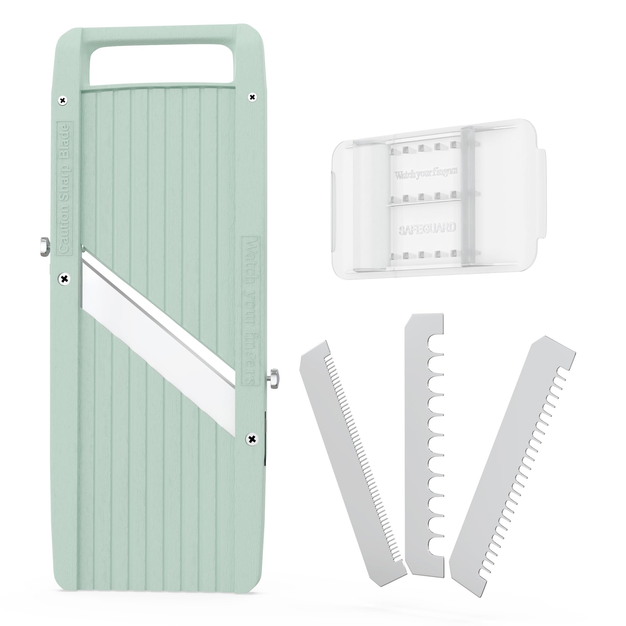 Vollum Handheld Slicer safety guide highlighting protective design