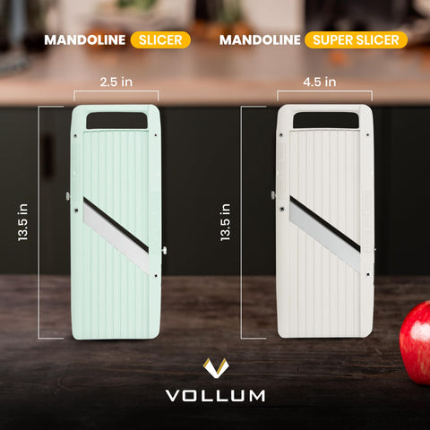 Vollum Wide Mandoline gift-ready design makes a practical kitchen gift.