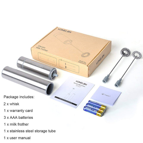 VOMELON 304-stainless-steel-whisks delivering durable frothing