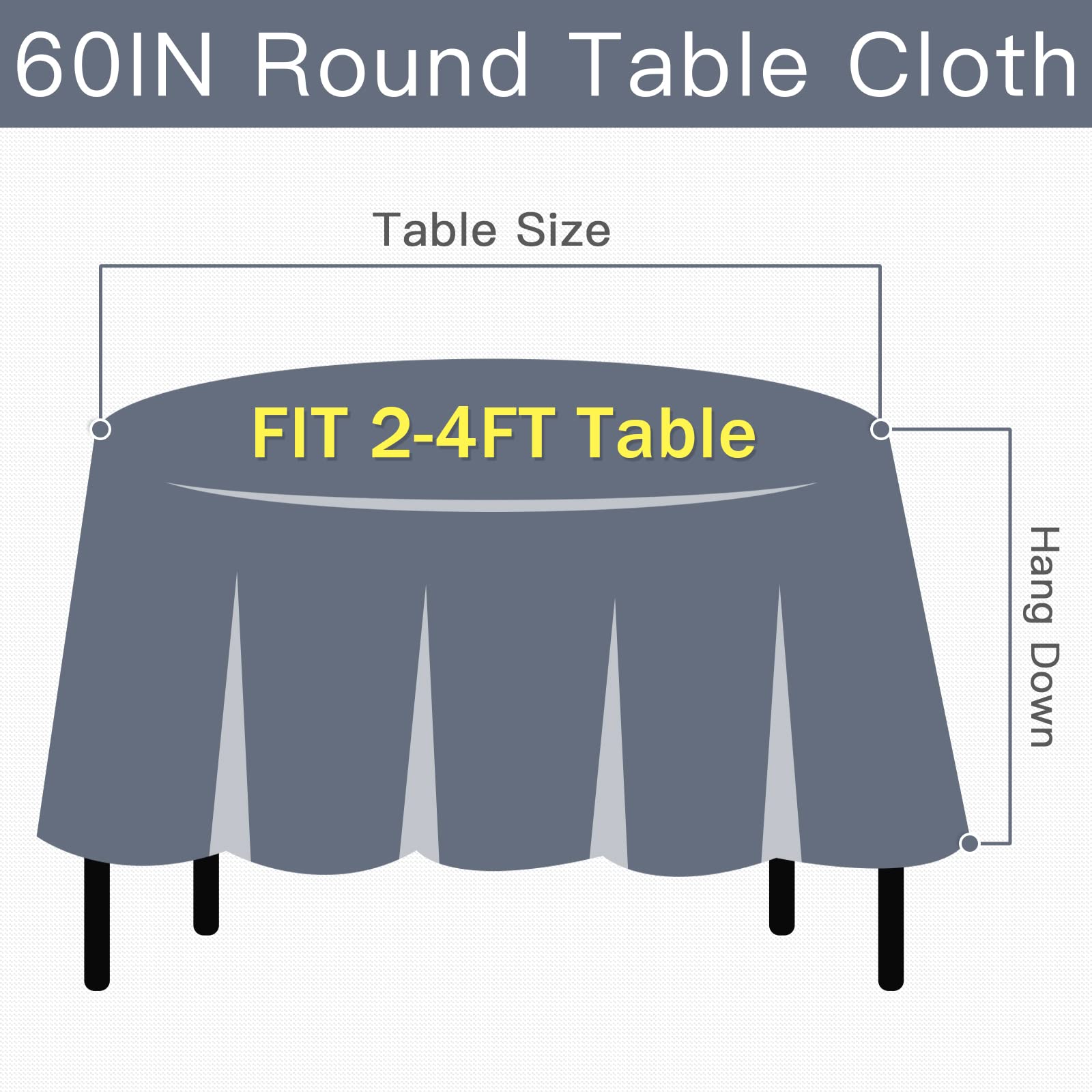 Vonabem coffee tone table cloth suitable for outdoor patio meals