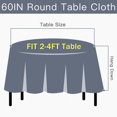 Vonabem coffee tone table cloth suitable for outdoor patio meals