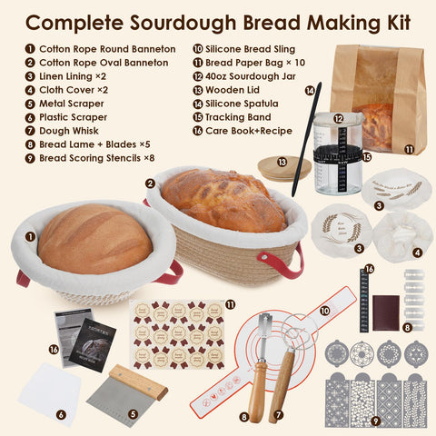 Vonates bread lame with blades for precise scoring patterns