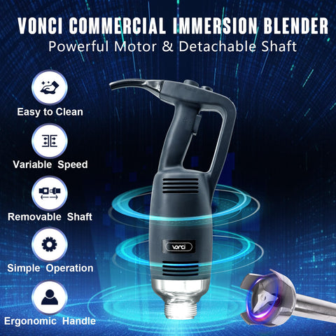 Variable speed control from 6000 to 20000 RPM for versatile batch prep