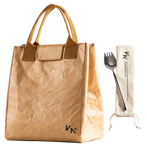 VonNova insulated lunch bag interior shows a spacious 7L capacity.