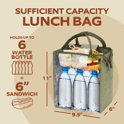 VonNova fashion-forward lunch bag design suitable for work or campus