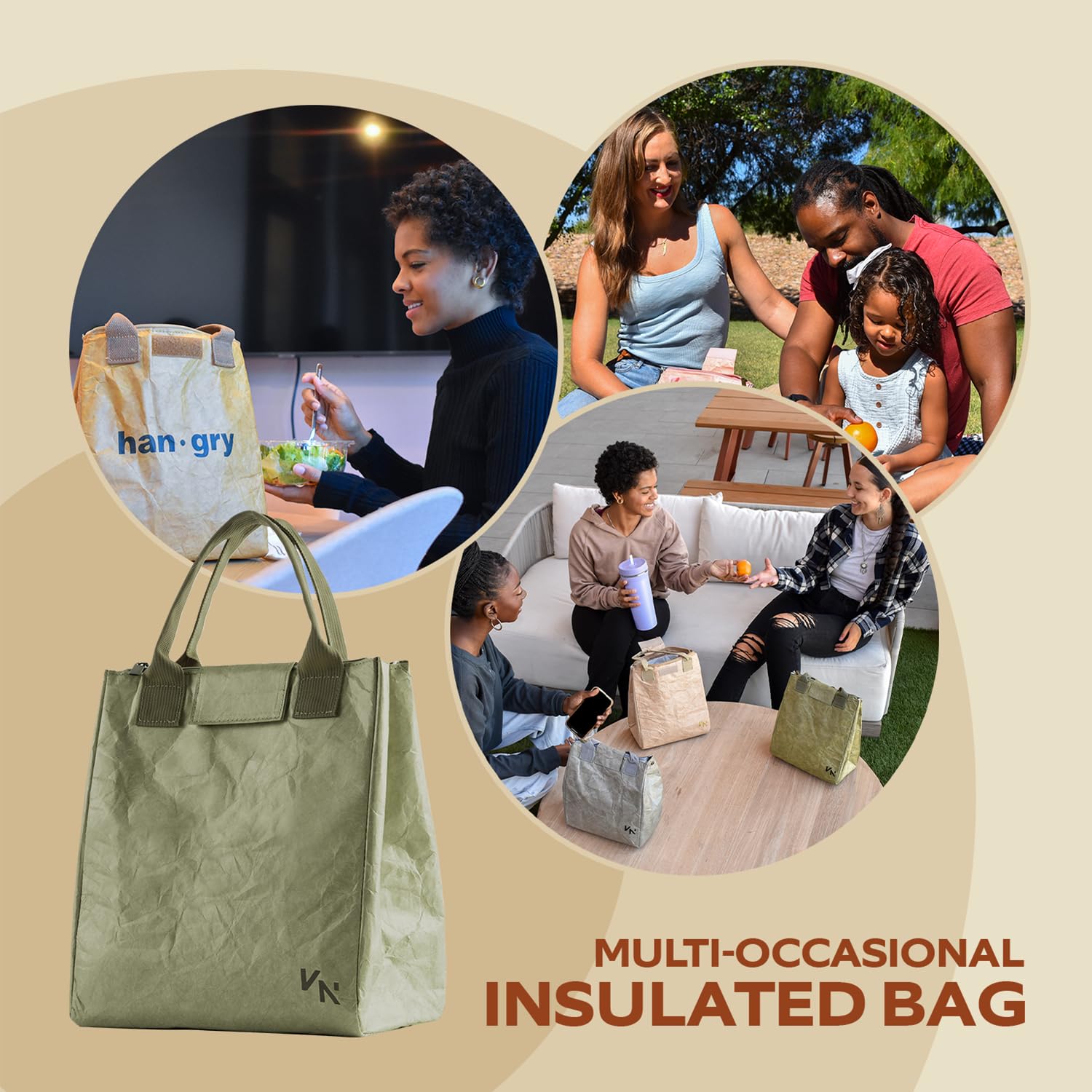 VonNova gift-ready lunch bag showcased as a thoughtful present
