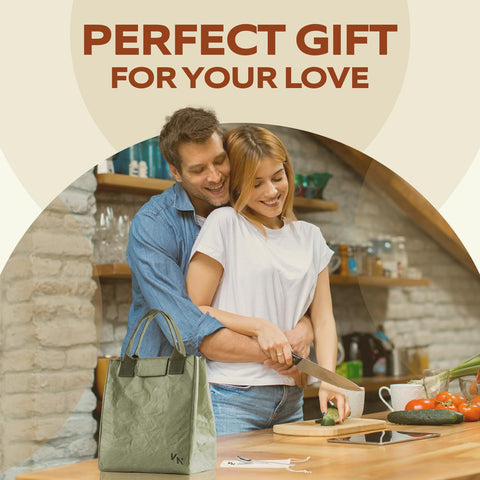 VonNova 1-year warranty note for the insulated lunch bag