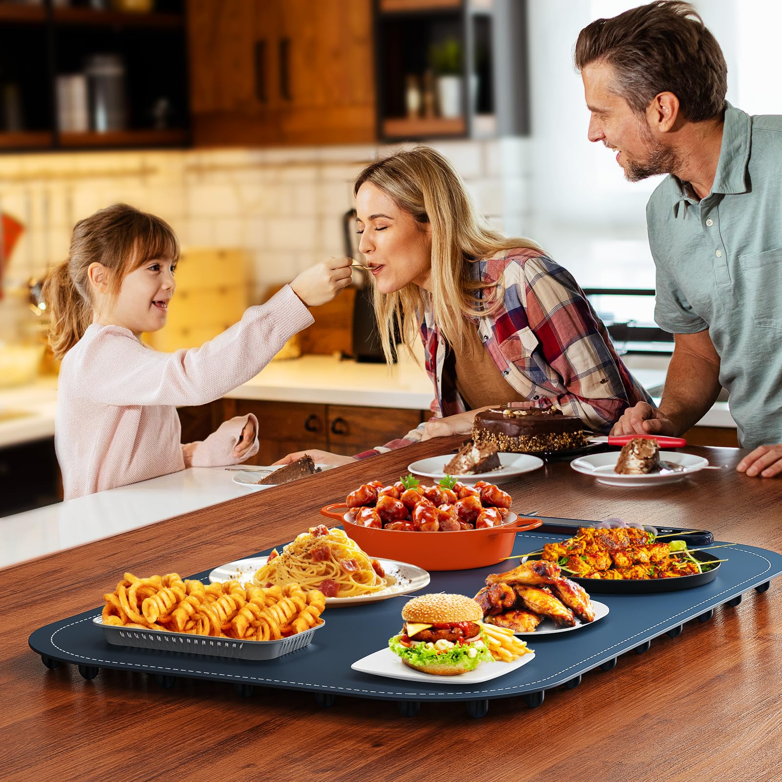 Compact storage keeps your kitchen organized between uses
