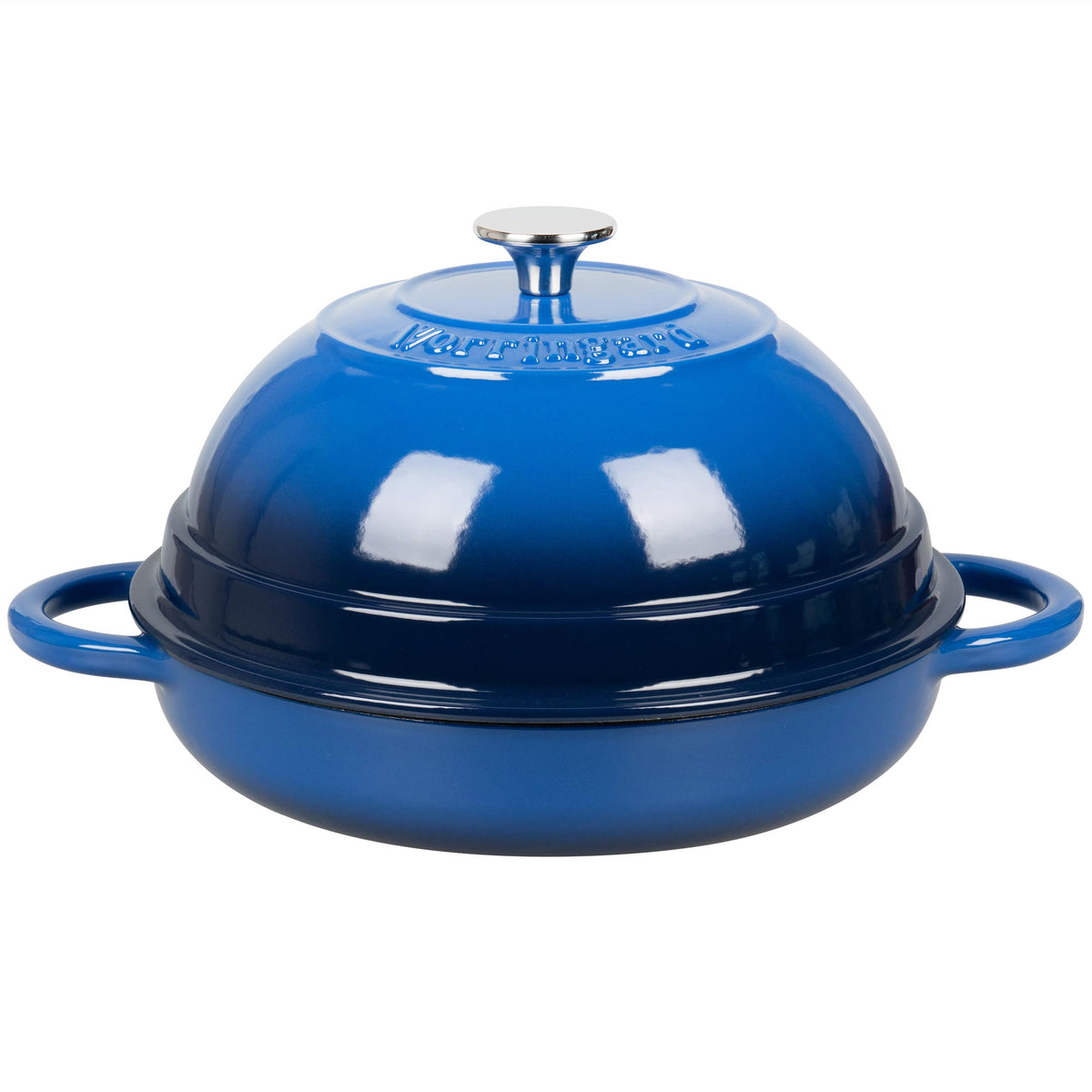 VORRINGARD blue bread dutch oven front view ideal for versatile baking