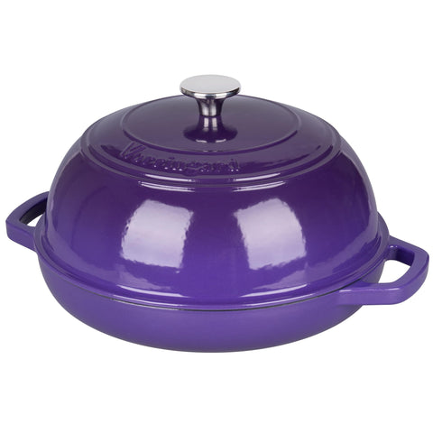 VORRINGARD cast iron with looped handles enhances grip and heat distribution