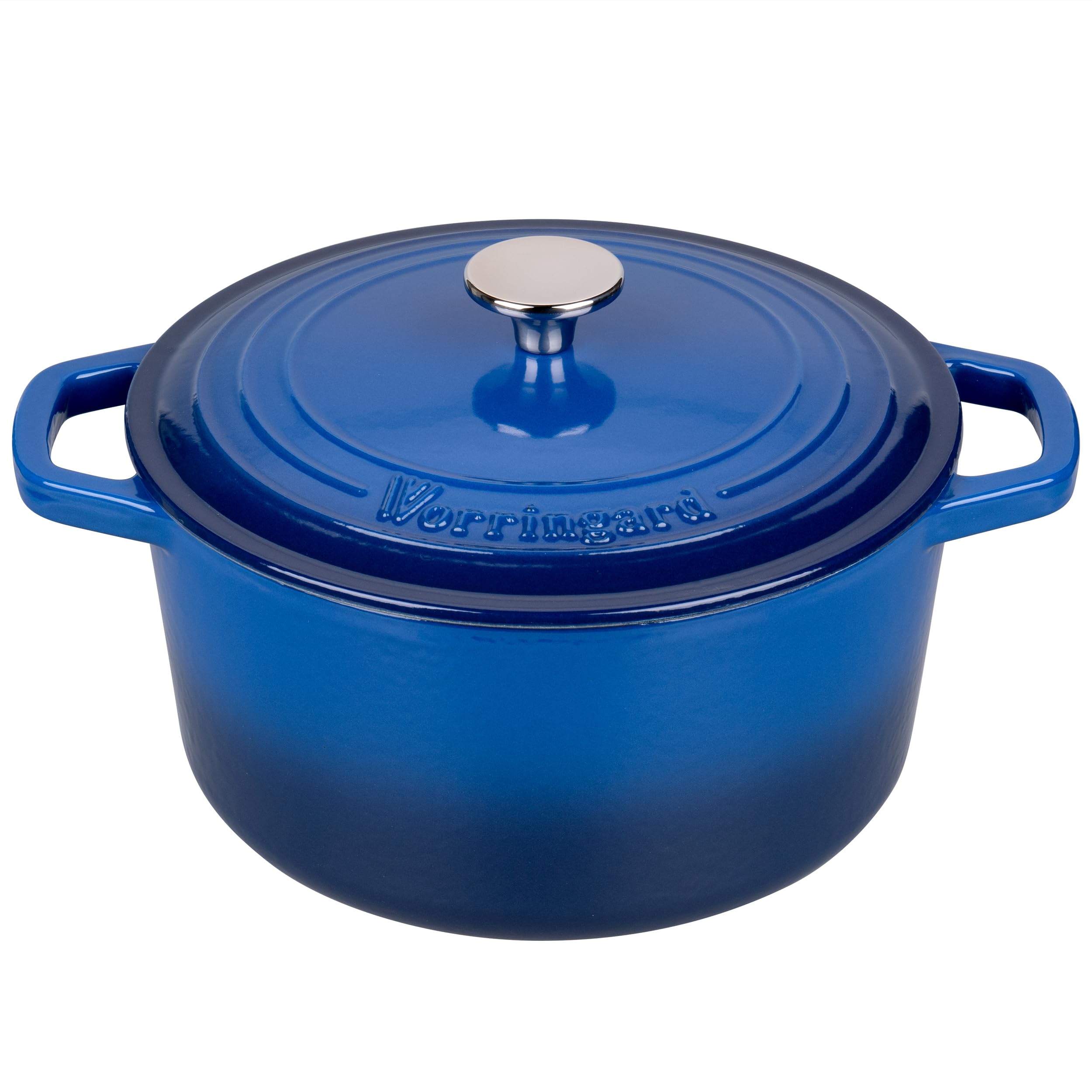 VORRINGARD blue top view showing 4.5QT capacity