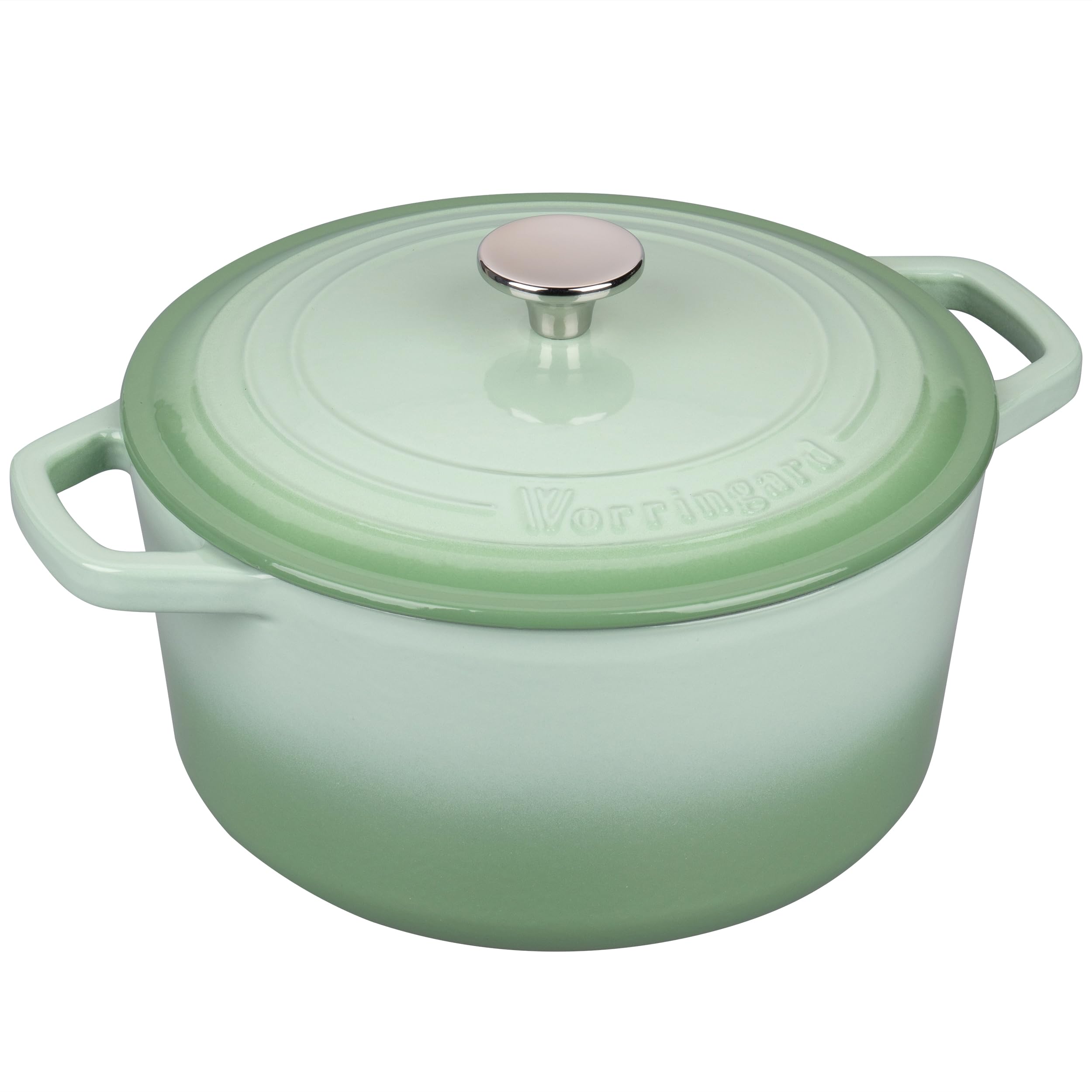VORRINGARD Dutch oven green in the oven ready for baking bread