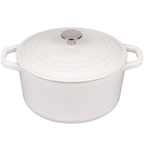 VORRINGARD cast iron in oven highlights oven-safe performance up to 500F