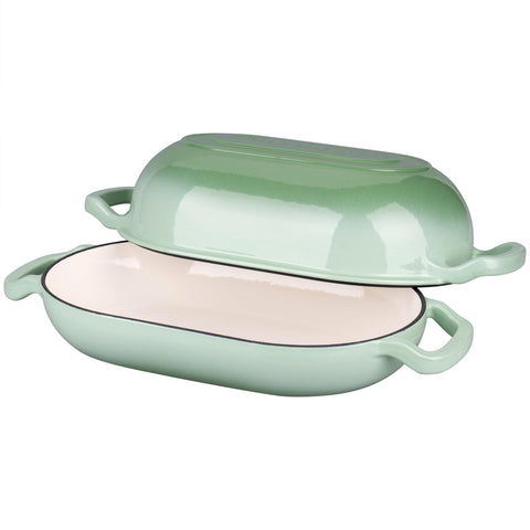 VORRINGARD green bread pan highlighting crust and bread baking use