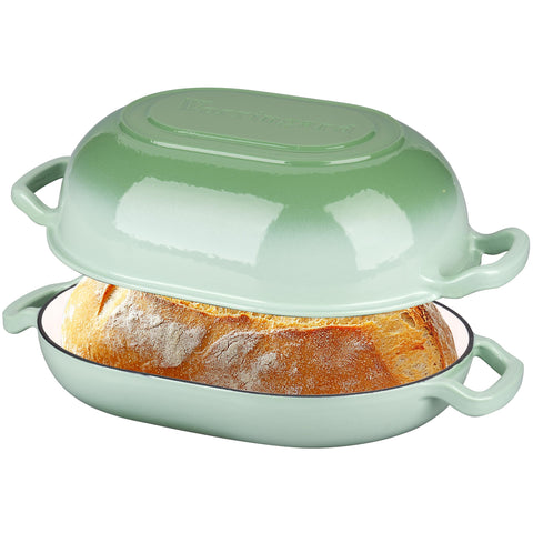 VORRINGARD enameled cast iron sourdough oven highlighting even crust formation