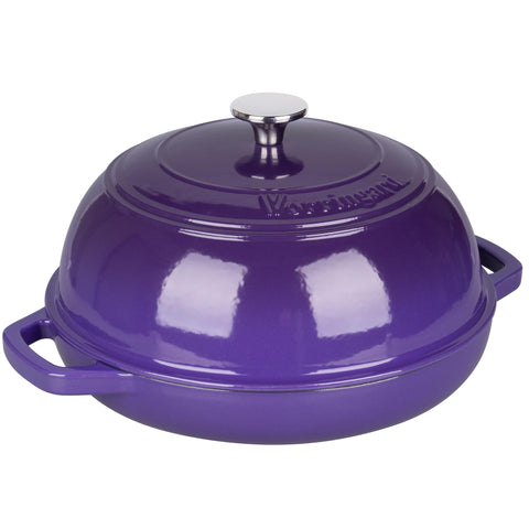 VORRINGARD induction-compatible Dutch oven for versatile stovetop cooking